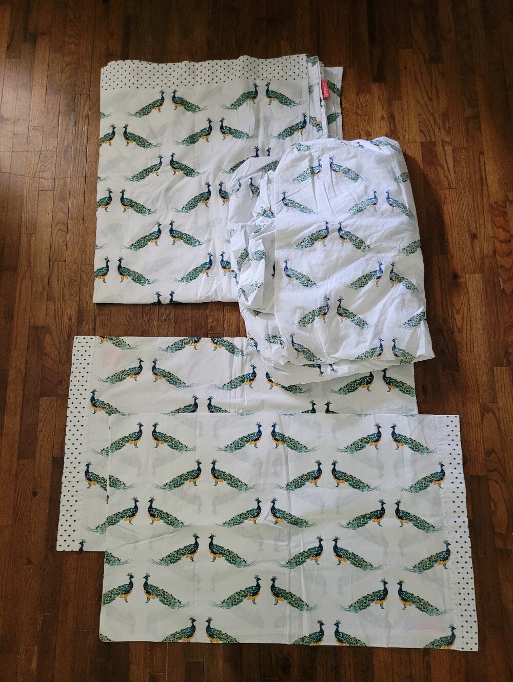 Target Opalhouse Jungalow Peacock 100% Cotton Queen Size Sheet Set